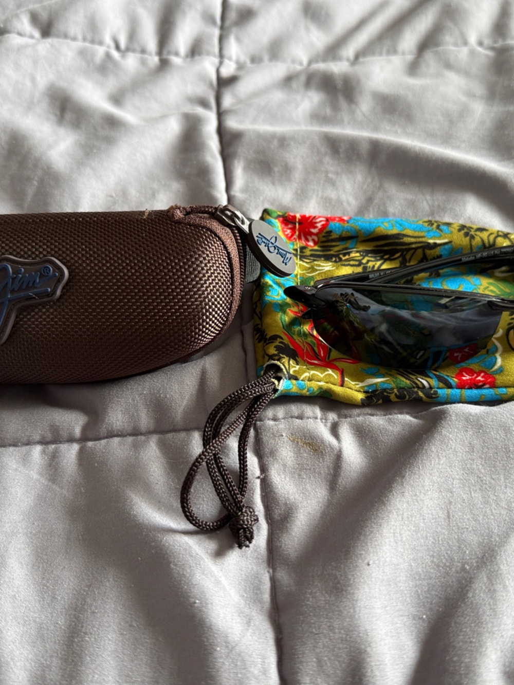 Maui Jim Sunglasses Brown Frames with Dark Lenses